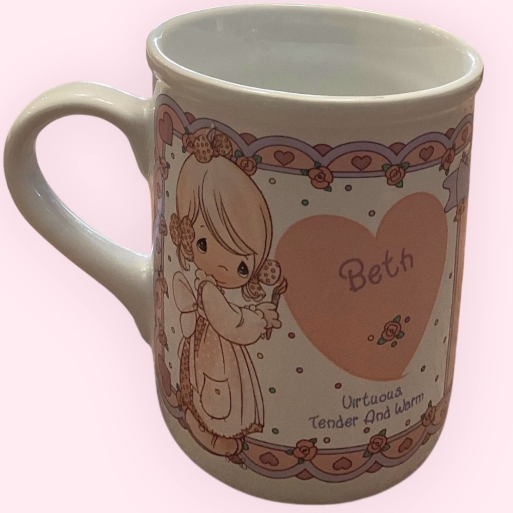 1994 Vintage Precious Moments Personalized Name “Beth" Mug